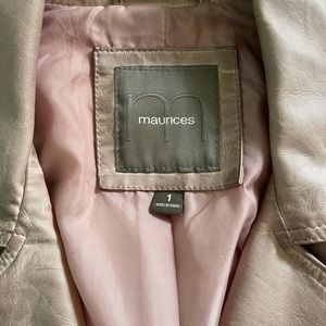 Maurice’s Mauve faux leather jacket